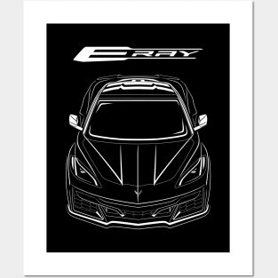 Corvette C8 E-Ray 2024 Posters and Art